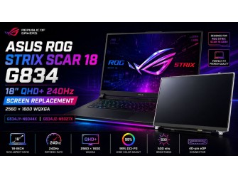 Asus ROG Strix SCAR 18 (2023) G834 Screen Replacement Cost in India: A Comprehensive Guide
