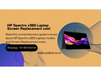 HP Spectre x360 Laptop Screen Replacement Cost in India
