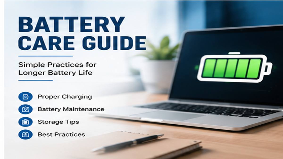 Laptop Battery Care Guide: How to Maintain and Extend Battery Life