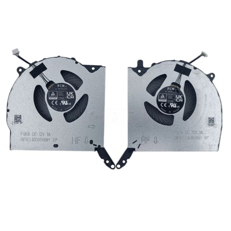 Lenovo Legion Pro 5 16IRX8 12V CPU & GPU Cooling Fan Replacement