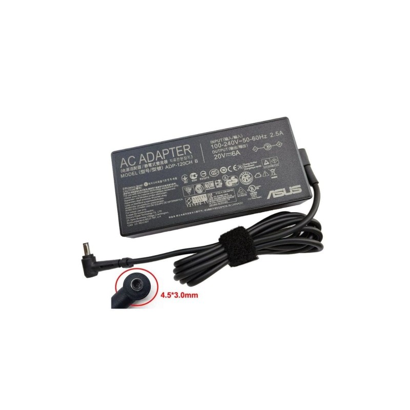 ASUS ADP-120CH B 120W 4.5mm Barrel Original Laptop AC Power Adapter Charger ASUS ADP-120CH B 120W 4.5mm Barrel Original Laptop AC Power Adapter Charger