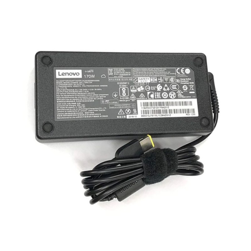 Lenovo 170W USB Original Laptop AC Power Adapter Charger (20V, 8.5A)
