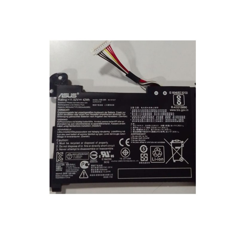 Asus B31N1637 42Wh 11.52V Standard Rechargeable Li-ion OEM Original Laptop Battery