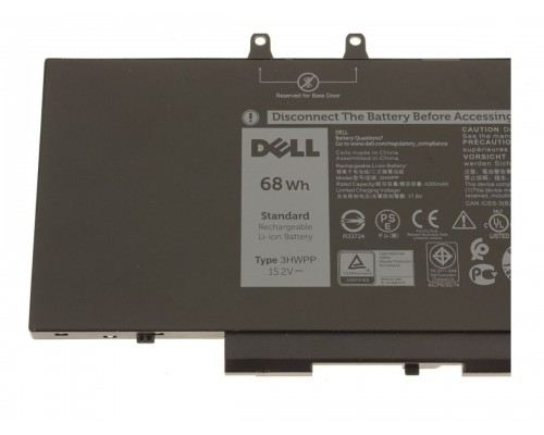 Dell Latitude 5501 68Wh 4-Cell 15.2V Standard Rechargeable Li-ion Original Laptop Battery - 3HWPP