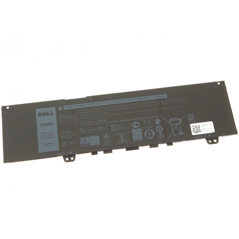 Dell Inspiron 13 (7386) P91G P91G001 2-in-1 Original Laptop Battery (11.4V, 38Wh, 3-Cell) 