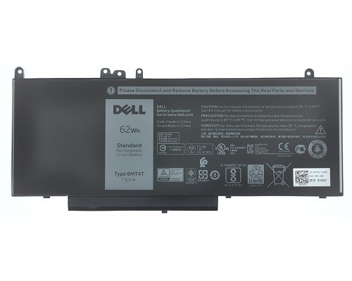 Dell Precision 3510 62Wh 7.6V Rechargeable Li-ion Original Laptop Battery - 6MT4T