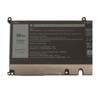 Dell 8FCTC 56Wh 11.4V 3-Cell Rechargeable Li-ion Original Extended Laptop Battery