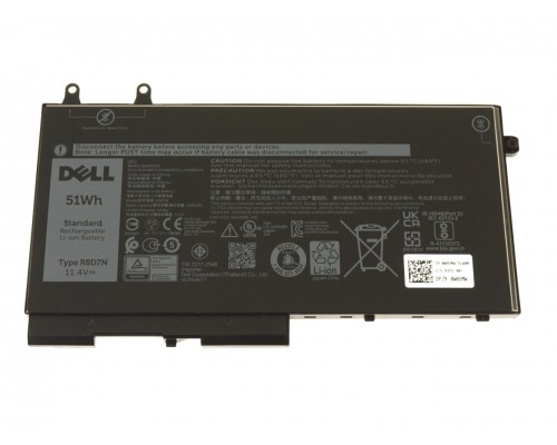 Dell R8D7N 51Wh 3-Cell 11.4V Standard Rechargeable Li-ion Original Laptop Battery 