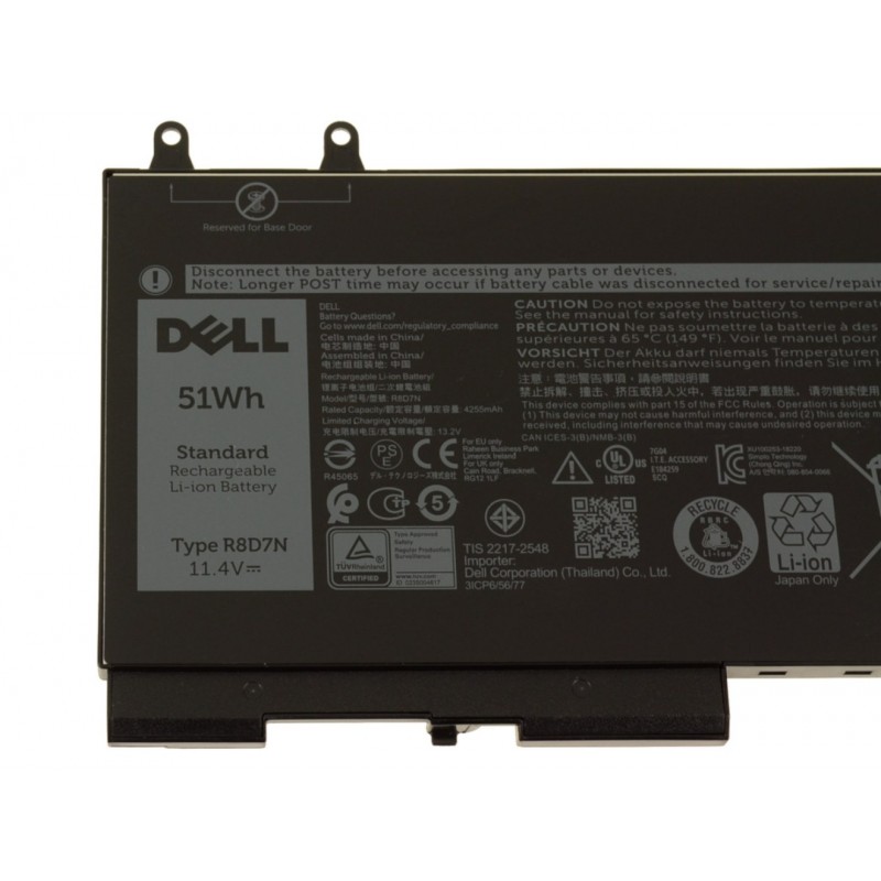 Dell R8D7N 51Wh 3-Cell Original Laptop Battery