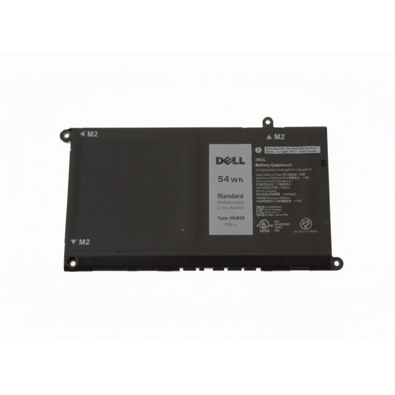 Dell Inspiron 15 (5510) P106F001 54Wh 15V 4-Cell Rechargeable Li-ion Original Laptop Battery - V6W33