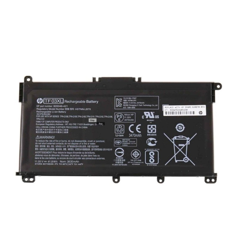 HP Pavilion x360 14-cd series 2-in-1 41.9Wh 11.55V Rechargeable Li-ion OEM Laptop Battery HP Pavilion x360 14-cd series 2-in-1 41.9Wh 11.55V Rechargeable Li-ion OEM Laptop Battery