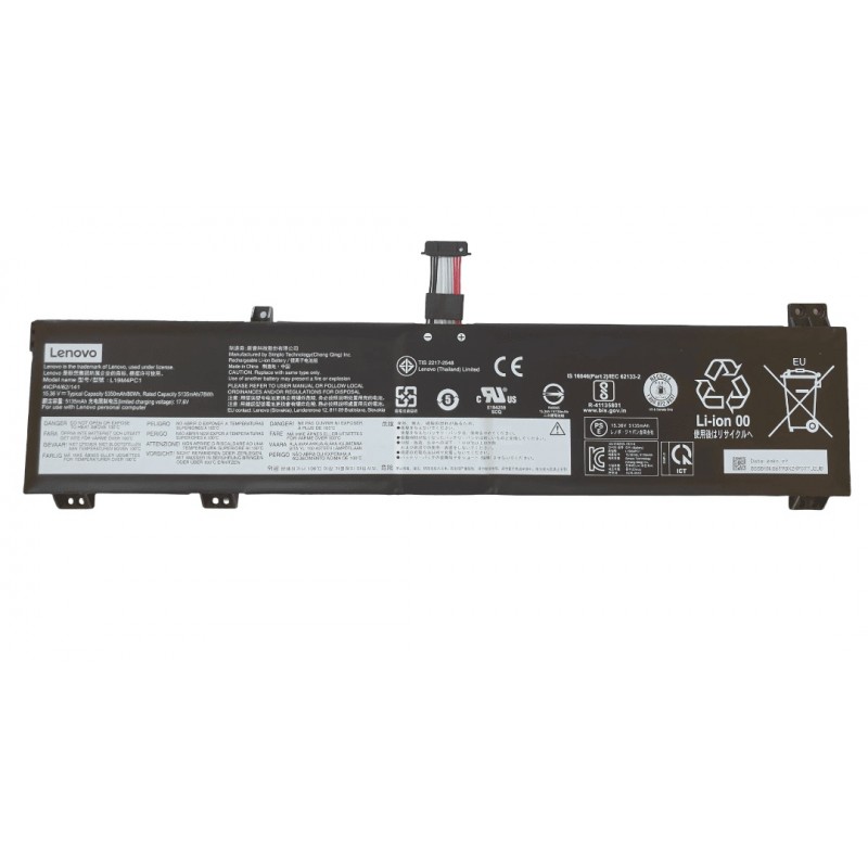 Lenovo LEGION 5 15ARH05 60Wh Standard Rechargeable Li-ion OEM Original Laptop Battery - L19C4PC1  