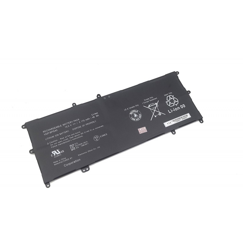 Sony VAIO SVF15N17SN High Quality Replacement Laptop Battery (4 Cell, 3170 mAh, Li-ion), BPS40, VGP-BPS40 