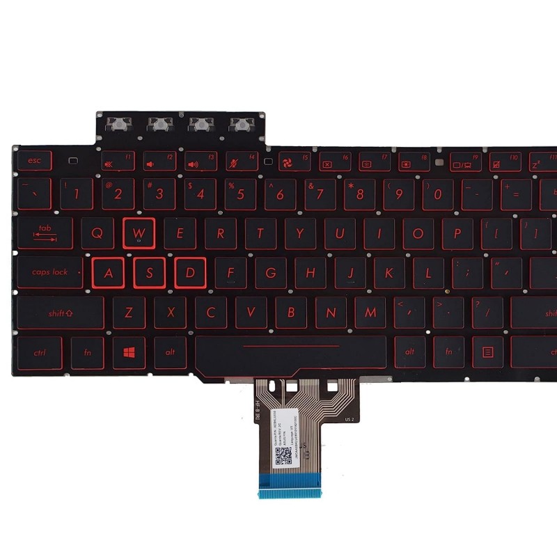 ASUS FX80GE Backlit Laptop Keyboard