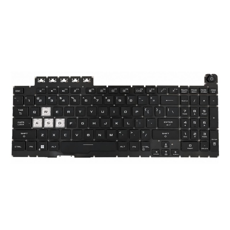 ASUS TUF Gaming A15 FA506IU Series RGB Backlit Laptop Keyboard ASUS TUF Gaming A15 FA506IU Series RGB Backlit Laptop Keyboard