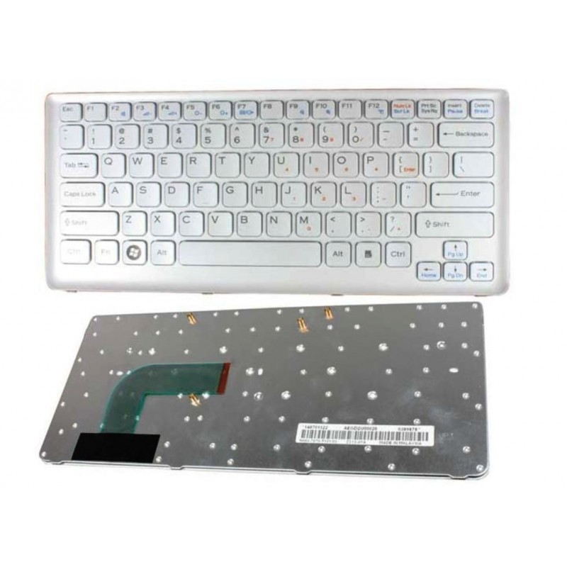 Sony VAIO VGN-CS Series Replacement Laptop Keyboard - White 