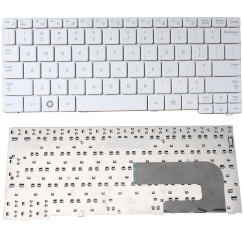 Samsung N140 Laptop Keyboard - White 