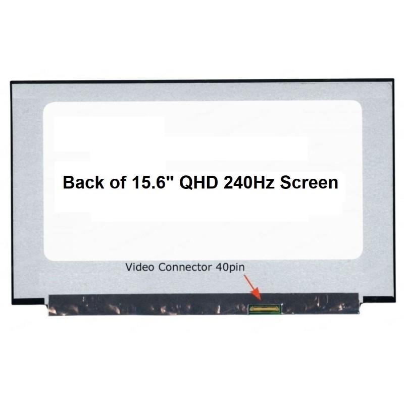 Dell Alienware m15 R5 15.6-inch 240Hz QHD IPS LCD LED Laptop Screen (2560x1440, 40 Pin)