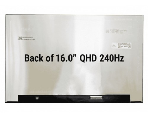 CSOT MNG007DA6-1 16.0-inch 240Hz WQXGA LCD LED Laptop Screen Display (2560 x 1600, 40 Pin eDP)