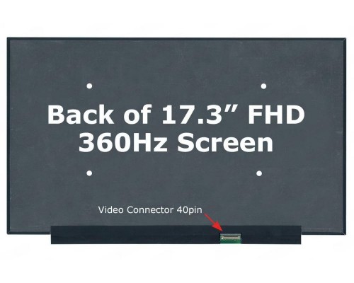 ASUS ROG Strix SCAR 17 (2022) G733ZM-RS75 17.3" 360Hz FHD IPS LCD LED Laptop Screen Display (1920 x 1080, 40 Pin eDP)