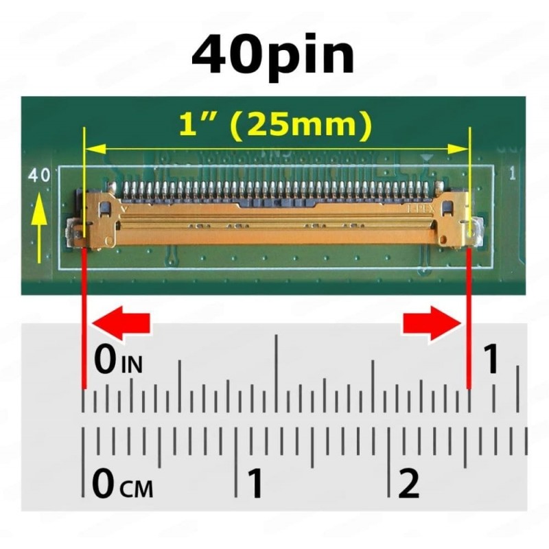 AUO B140XW03 V.0 14-inch HD LCD LED Laptop Screen Display (1366x768, 40 Pin LVDS)