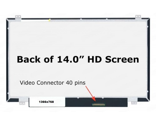 AUO B140XW03 V.0 14-inch HD LCD LED Laptop Screen Display (1366x768, 40 Pin LVDS)