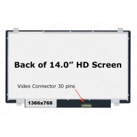 BOE HB140WX1-501 14-inch HD LCD LED Laptop Screen Display (1366x768, 30 Pin eDP)