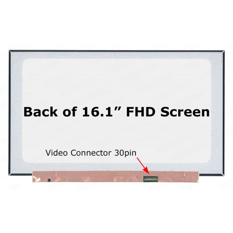 HP Victus 16-E0000 SERIES 16.1-inch 60Hz FHD IPS LCD LED Laptop Screen Display (1920x1080, 30 Pin eDP)