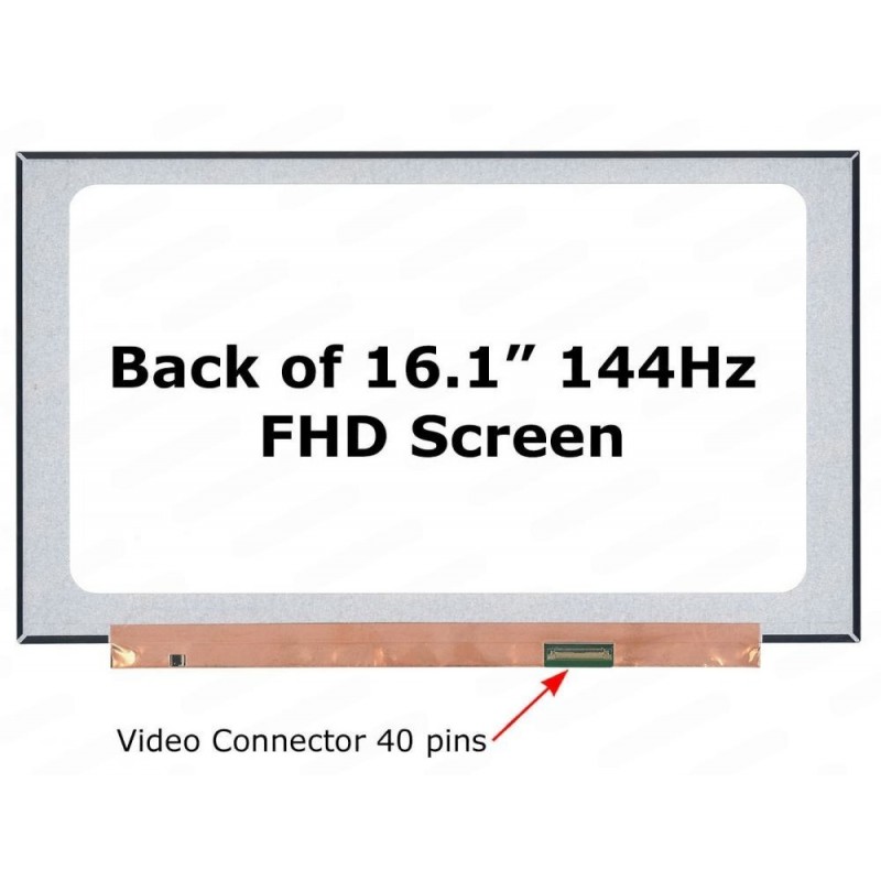 HP OMEN 16-wd0880TX 16.1" 144Hz FHD IPS LCD LED Laptop Screen Display (1920x1080, 40 Pin eDP) HP OMEN 16-wd0880TX 16.1" 144Hz FHD IPS LCD LED Laptop Screen Display (1920x1080, 40 Pin eDP)
