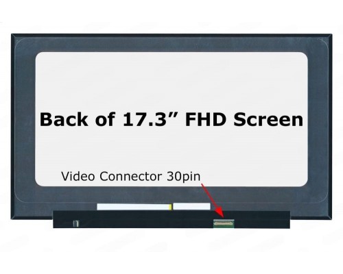 BOE NV173FHM-N4G 17.3-inch 60Hz FHD IPS LCD LED Laptop Screen Display (1920x1080, 30-pin eDP)