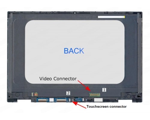 HP Pavilion X360 14-dw1040TU 14.0" FHD LCD LED Replacement Touchscreen Laptop Display (1920 x 1080, 30 Pin eDP)