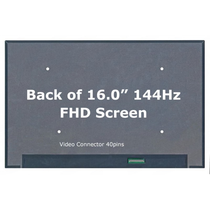 BOE NE160WUM-NX3 V8.0 16.0-inch 144Hz WUXGA IPS LCD LED Laptop Screen Display (1920 x 1200, 40 Pin eDP)