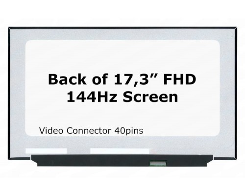 MSI KATANA GF76 11UD 17.3-inch 144Hz Full HD IPS LCD LED Laptop Screen Display (1920x1080, 40 Pin)