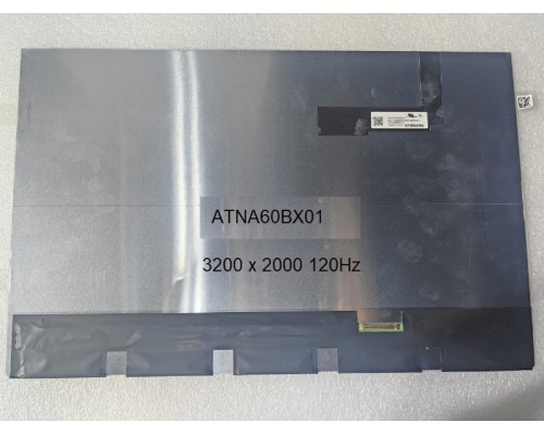 Samsung ATNA60BX01-0 16.0 Inch 120Hz 3.2K OLED Laptop Screen Display (3200x2000, 40-Pin)