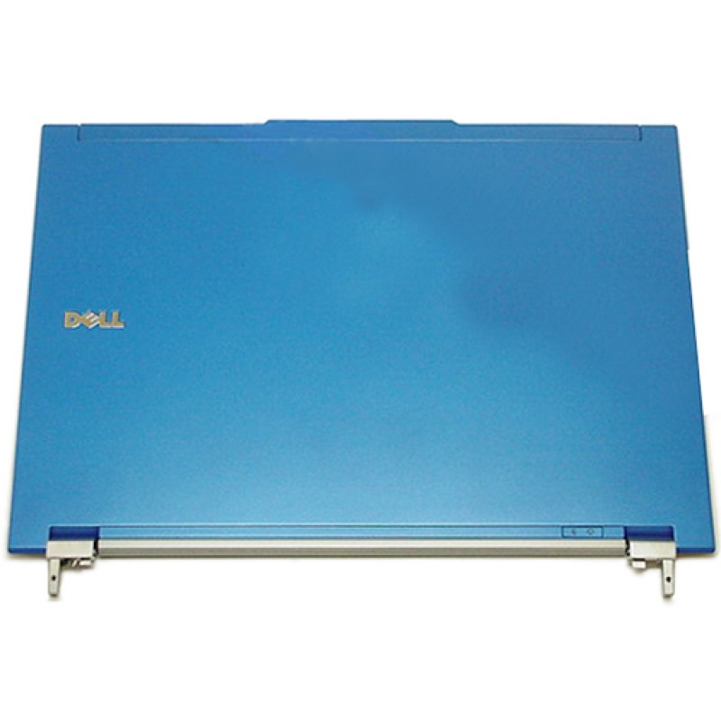 Dell Latitude E4300 LCD Rear Case/ Back Cover With Camera Bump and Hinges Set - BLUE 