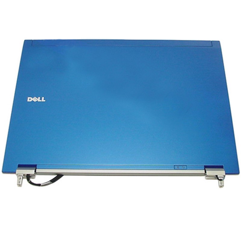 Dell Latitude E6400 LCD Rear Case/ Back Cover With Hinges Set  - BLUE 