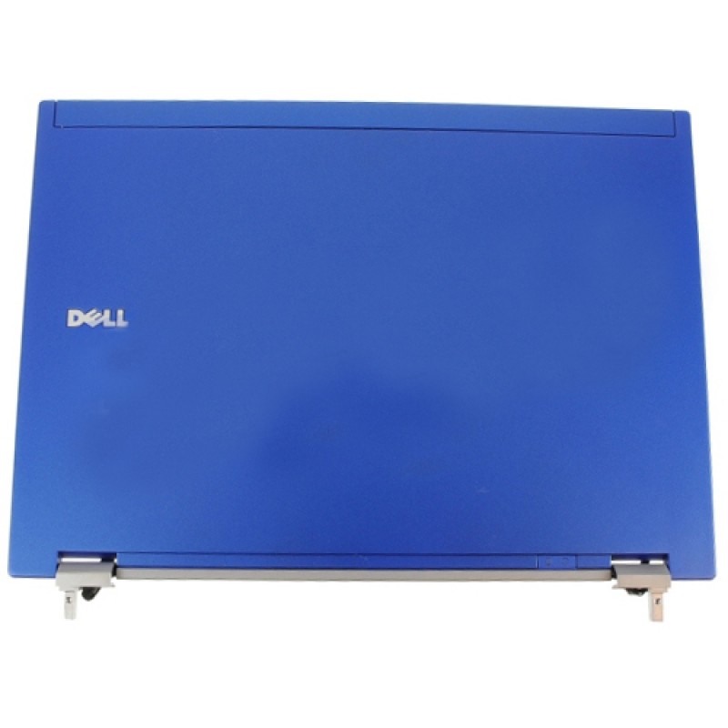 Dell Latitude E6410 LCD Rear Case/ Back Cover With Hinges Set - BLUE 