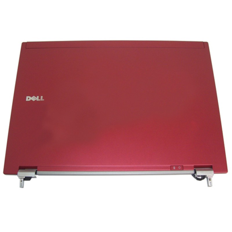 Dell Latitude E6410 LCD Rear Case/ Back Cover With Hinges Set - RED 