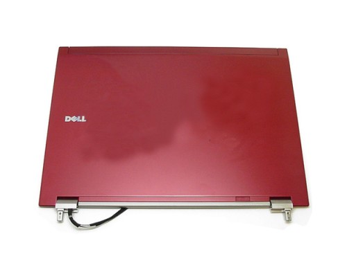 Dell Latitude E6500 LCD Rear Case/ Back Cover With Hinges Set - RED