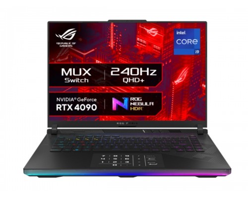 ASUS ROG Strix Scar 16 (2024) G634JYR-RA001WS Gaming Laptop (Intel 14th Gen Core i9-14900HX, 16" 2.5K QHD+240Hz, 32GB DDR5/ 2TB SSD/ 16GB RTX 4090/ Win 11) - Black