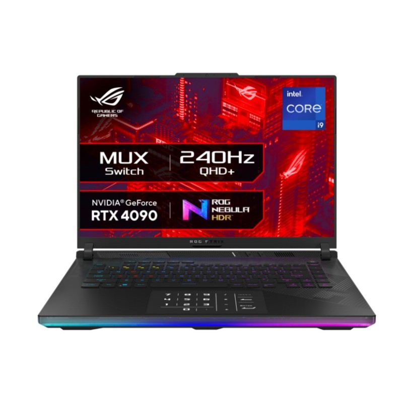 ASUS ROG Strix Scar 16 (2024) G634JYR-RA001WS Gaming Laptop (Intel 14th Gen Core i9-14900HX, 16" 2.5K QHD+240Hz, 32GB DDR5/ 2TB SSD/ 16GB RTX 4090/ Win 11) - Black