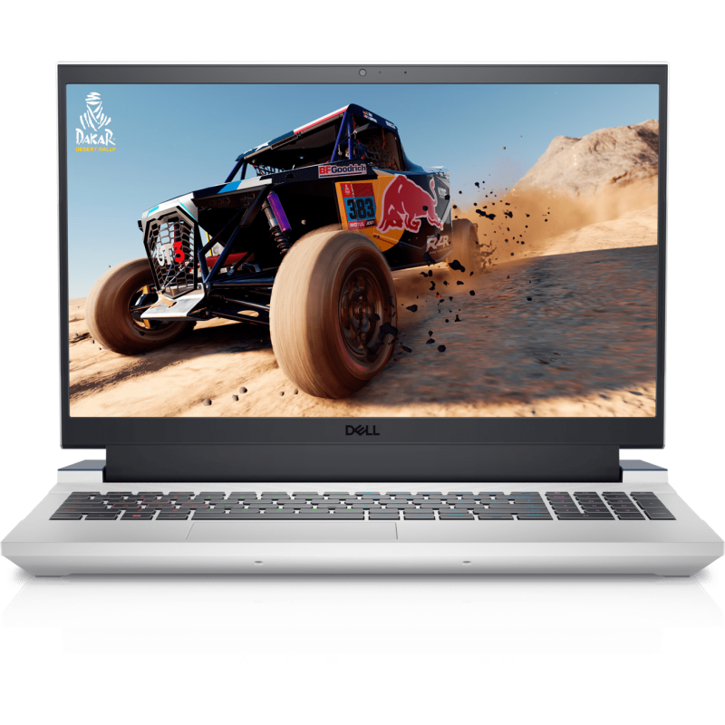 Dell G15 5530 Gaming Laptop (13th Generation i7-13650HX/ 16GB/ 512GB SSD/ 15.6" FHD/ NVIDIA® GeForce RTX™ 4050 6GB/ Windows 11 Home) - Quantum White With Deep Spare Blue Thermal Shelf