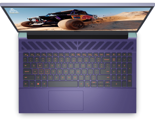 Dell G15 5530 Gaming Laptop (13th Generation i7-13650HX/ 16GB/ 512GB SSD/ 15.6" FHD/ NVIDIA® GeForce RTX™ 4060 8 GB/ Windows 11 Home) - Pop Purple With Neo Mint Thermal Shelf