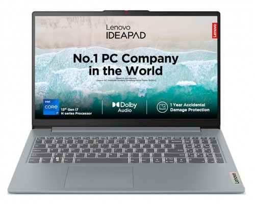 Lenovo IdeaPad Slim 3 83EM008GIN 15.6" FHD Laptop (13th Gen Intel Core i7-13620H/16GB/ 512GB SSD/ Windows 11) - Grey