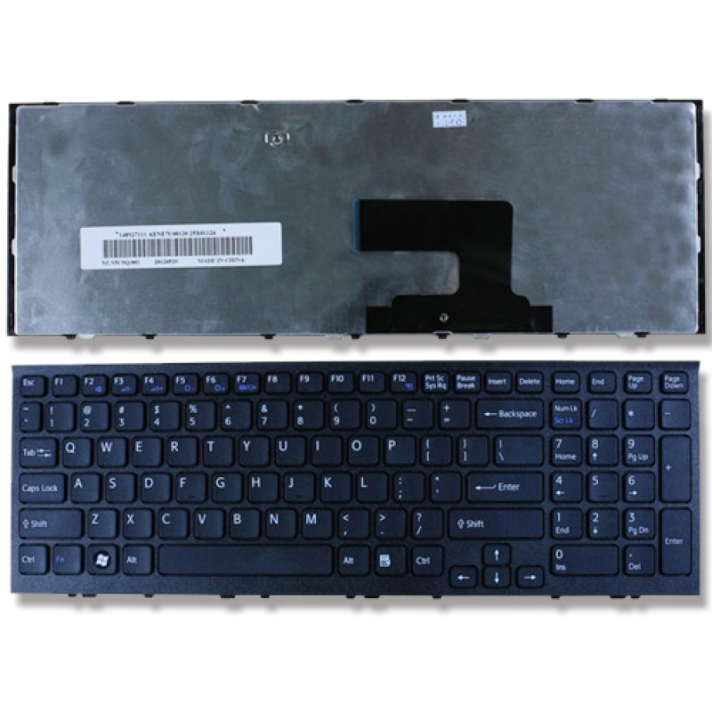 Sony Vaio VPCEH1L8E Laptop Black Keyboard 