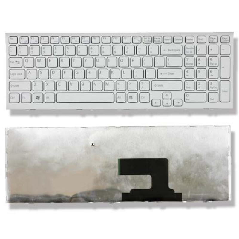 Sony VPC-EH3HFX/B Laptop Keyboard- White 