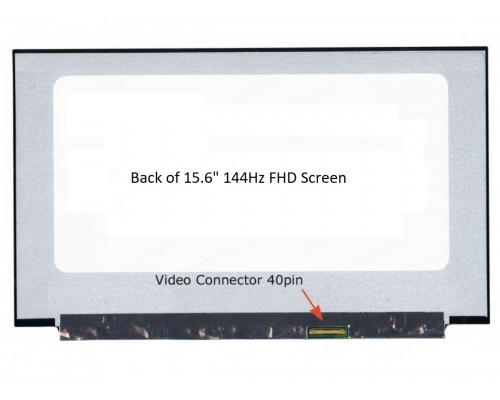 HP OMEN 15-dh0137TX Replacement Laptop Screen Display (15.6", 1920x1080, 144Hz, 40-pin eDP)